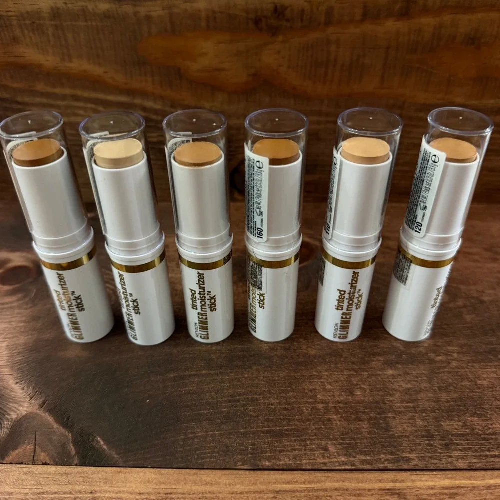Revlon Glimmer Tinted Moisturizer Stick 6pc Lot Shades 100 110 120 130 160 8.9g